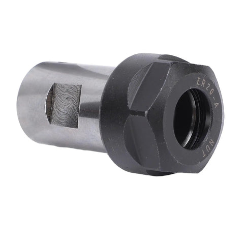 Top Shelf ER20 Spindle Adapter Designed For 12mm Motor Shafts Crafted From Heavy Duty 40Cr Steel Includes Secure Storage Box for CNC Milling