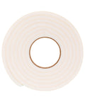 Roll of Self Adhesive Foam Weatherstrip Seal For Large Gaps 3/4 Inch By 3/8 Inch By 10 Feet White Keeps Drafts Out Humidity In Check