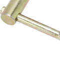 Super Heavy Duty 800A Grounding Brass Welding Clamp With Rubber Sleeve For Top Tier Electrical Conductivity And Minimal Resistance During Any Serious Welding Project Job close-up of brass clamp with cylindrical body.
