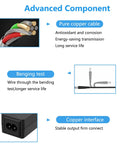 19V DC Monitor Power Cord Replacement For LCD LED Monitors And Widescreen HDTVs No Fuss Fits 22 23 24 27 Inch Displays And Flat Panel TVs Compatible Power Adapter Cord For Various Models, pure copper cable