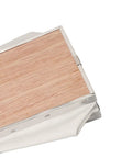Bee Smoker Bellows For Beehive Replacement Plywood Box With PVC Leather Clip Included 19x12 Cm detail view of plywood material