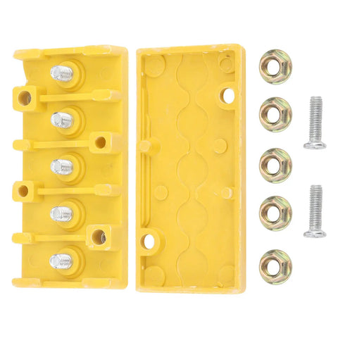 Five Pole E Bike Motor Controller Wire Connection Box Connector For Electric Bike Wiring Harness Heat Resistant Insulated Junction Box Durable Flame Retardant Cable Connector For Controllers And More Gear