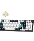 Compact 96 Percent Wireless Mechanical Keyboard Hot Swap Switches Dual 2.4Ghz Bluetooth showcasing key layout and hot swap switch.