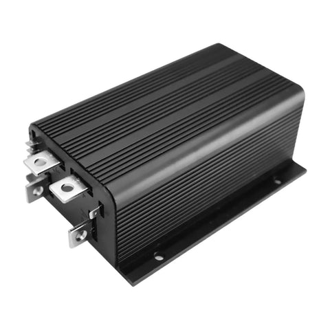 Top Shelf 24V 175A Motor Controller For Cantilever And Scissor Lift Platforms With Vertical Mast Direct Replacement Assembly, black metal housing.