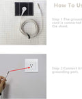 Instructions connecting Sleep Enhancement Grounding Sheet Set King Size With 10 Percent Silver Fiber to outlet with grounding wire