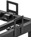 Heavy Duty Adjustable Anti Slip Mattress Grippers For Bed Frame shown on a metal frame with adjustable clamps for secure positioning.