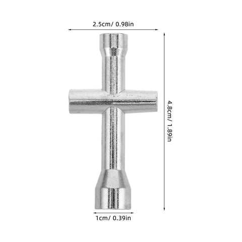 Pocket Sized Cross Socket Wrench For RC Models And Robot Repairs Tiny Nut Tool With Precision Fit For M2 M2.5 M3 M4 Nuts
