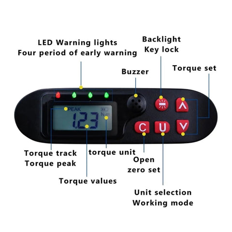 Upgrade Your Gear With This Professional Electronic Torque Wrench Featuring 2 Percent Digital Accuracy And Adjustable Settings From One Point Five To Three Hundred Forty Newton Meters For Bike And Car Repair Tasks