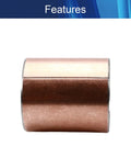 Badass Durability Sleeve Bearing 40Mm Bore X 44Mm Outside Diameter X 50Mm Length Oilless Copper Bushing side view showing smooth finish.