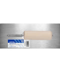 Professional Flooring Adhesive Trowel Flat-Top V-Notch 1/8 Inch By 1/8 Inch By 1/16 Inch Hardened Steel Blade Large Wood Handle