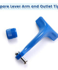 Spare lever arm and outlet tip for Brass Glass Filler Faucet 9in Deck Mount With 1/2 NPT Male Shank Extra Lever Arm And Filler Tip