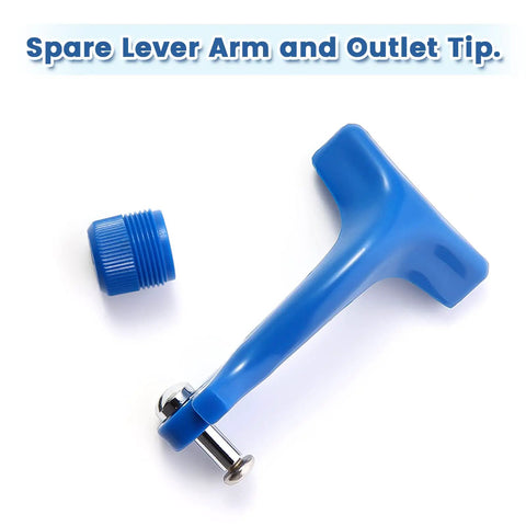 Spare lever arm and outlet tip for Brass Glass Filler Faucet 9in Deck Mount With 1/2 NPT Male Shank Extra Lever Arm And Filler Tip