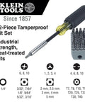 Magnetic Multibit Screwdriver Kit With Torx T7 Through T40 Hex Spanner Tri Wing Torq And Nut Tamperproof Bits in Storage Block