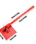 Steel Rod Bender For 8mm And 10mm Metal Rods Heavy Duty Metal Bending Tool with dimensions shown