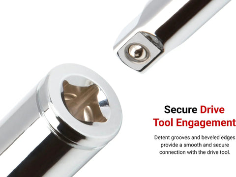 One Quarter Inch Drive Deep Eight Millimeter Six Point Socket With Large Readout Markings Chrome Plated Exterior Detailed View