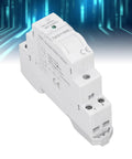 Hassle Free Smart Energy Meter With Instant WiFi App Control For Real Time Power Usage Tracking And Pool Pump Monitoring On Standard AC Outlet Wiring, compact white kWh meter with app control.