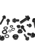 272 Piece Metric Flange Hex Bolt And Nut Set In M6 M8 M10 Alloy Steel, Dope Fastener Kit For DIYers And Pros, Assorted Nuts And Bolts For Automotive, Machinery, And Home Projects, Durable Heavy Duty Hardware, black flange hex bolts and washers