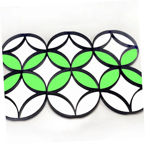 Round Pattern Cement Paving Tile Mold For Garden Paths And Patios, DIY Concrete Stone Mold, front view