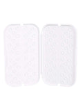 This Heavy Duty Tens Pad Holder Keeps Replacement Electrode Pads Tidy And Safe With Secure Snap Closure And Textured Surface.