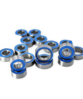 4 Pack Rubber Sealed Ball Bearings For RC Cars High Speed Performance With Smooth Rotation Durable Bearing Kit For Toy Rigs Wear Resistant And Rust Proof For Long Lasting Runs, blue sealed bearings