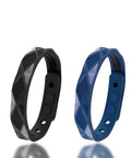 Adjustable Anti Static Wrist Strap 2 Pack For Men And Women, black and blue silicone ESD wristbands, electrostatic discharge prevention.