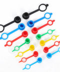 250Pcs Five Color Pro Grade Grease Fitting Cap Kit For Auto Cars And Motorcycles Zerk Fitting Covers displayed in five colors