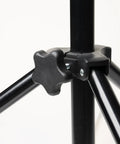 10 Pack Five Star Knobs With 5/16-18 Threaded Studs, 1 Inch, installed on black tripod clamp, showcasing grip friendly design