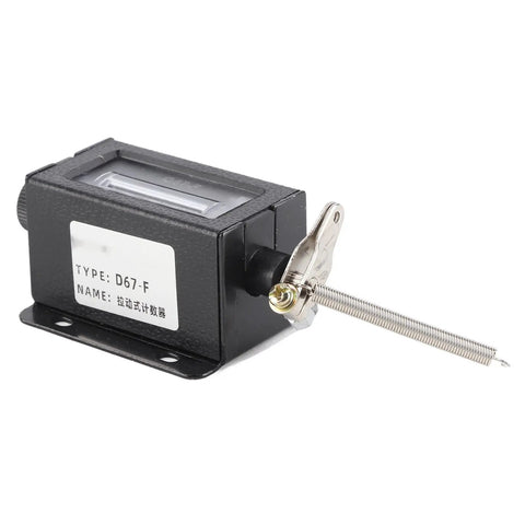 5 Digit Mechanical Tally Counter Workhorse With Resettable Dial And Rotating Zero For Industrial Counting Tasks Rugged Durable Plastic Body