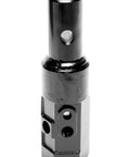 Heavy Duty Auger Adapter 2 Inch Female Hex To 2 9 16 Inch Round Male Welded On Ends Fits 2 Inch Power Heads And 2 9 16 Inch Augers Uses Three Quarter Or Seven Eighth Inch Pins Or Bolts Not Included, close-up view