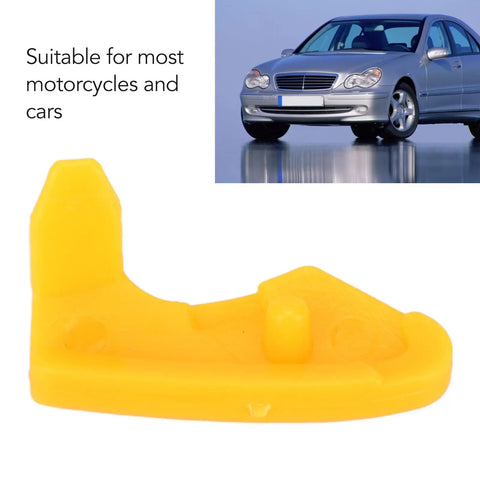 Six Pack Tire Changer Rim Protectors: Universal Wheel Edge Inserts, yellow durable plastic, suitable for car and motorcycle wheels.