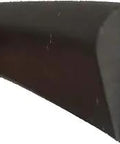 Black EPDM U Channel Edge Trim Seal For Beefed-Up Flexible Weatherproofing, 15/32 Inch High By 19/64 Inch Wide profile view