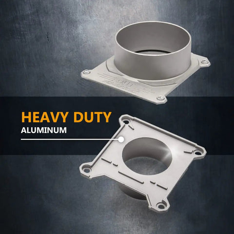 Two 4 Inch Aluminum Blast Gates With Anti Clog And Air Leak Seal For Dust Collection 2 Pack Dial In Airflow To Maximize Dust Extraction