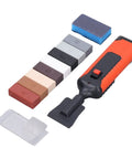 Handy Heating Pen Tile Repair Kit With 8 Color Wax Blocks for Ceramic Tiles and Porcelain, shown with ABS material components.