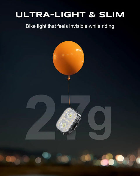 Ultra Slim Rechargeable Bike Lights Front And Rear Set With Five And Six Modes Dual USB C Power IP65 Waterproof For Night Riding On Road And Mountain Trails