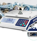 Industrial Counting Scale For Parts And Coins, 66 Lb 30 Kg Capacity, 0.1 G Precision, RS232 Port For PC Or Printer