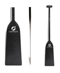 Race Ready Lightweight Carbon Fiber Dragon Boat Paddle IDBF Approved One Piece Design 18cm Blade By 48cm Shaft 360g 12.7oz Fast Response Pro Grade Racing Paddle With 1 Year Warranty