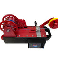 Desktop 3D Printer Filament Maker That Recycles PET Bottles Into Smooth Cord, Featuring Dead Simple Auto Heating And Sweet Adjustable Settings For Thrifty Creators Demanding Knockout Quality Output, showing red gear system and LCD display.