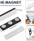 Top Rated 12 Pair Curtain Magnets With Strong Adhesive Tape For Snug Blackout Blinds And Window Covers shown with strong magnetic strips.