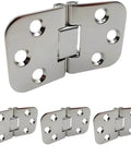 Set Of 4 316 Stainless Steel Folding Table Hinges For Marine Use With 180 Degree Precision Integrated Butt Hinge Tough As Nails