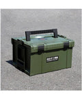 Durable Plastic Tool Box With Comfortable Handle Stackable Organizer Multifunctional Storage Case Lightweight Tool Kit