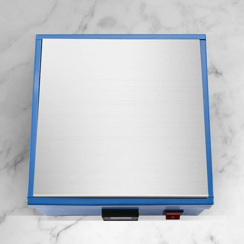 Top view of Pro Grade 110V 850W Soldering Hot Plate Station With LED Display And Microcomputer Control, 200x200mm Aluminum Rework Heater