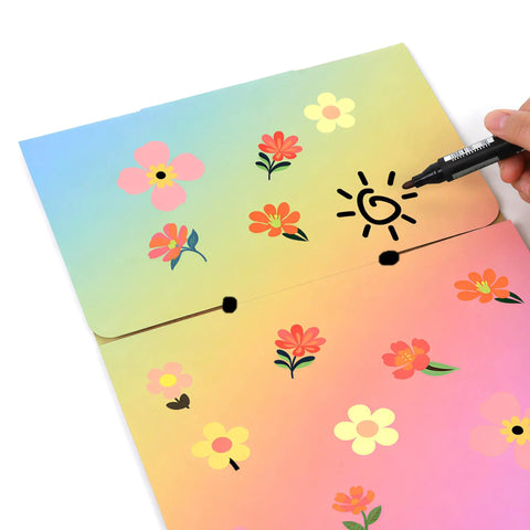 8x8x4 Heavy Duty Shipping Boxes Set of 30 Colorful Corrugated Boxes for Small Business Packaging with floral design