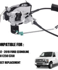 Door Latch Assembly With Cable And Rod For Ford Econoline E150 E250 E350 Vans 1992 2019 Rear Right Side Replacement