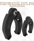 Adjustable Gland Nut Wrench 1266 7463 Universal Hydraulic Cylinder Spanner For Farm And Construction Gear, shown with pinholes.