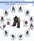 Bipedal Robot Kit For Teens And Adults ESP32 Arduino Based STEM Coding Toy DIY Robotics Project For Ages 12 To 16, acrylic robot posing