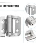 Front view of DIYEAH soft-close cabinet hinge, zinc alloy damping hinge for residential cupboards.