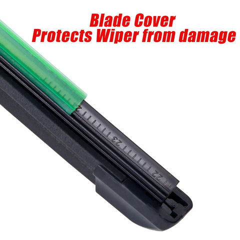 Close-up of blade cover on Hand Operated UTV Windshield Wiper Kit Universal Fit For Polaris Ranger RZR Can Am Maverick X3