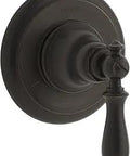 Artifacts Transfer Valve Trim With Swing Lever Handle In Oil Rubbed Bronze ADA Compliant Trim Only For MasterShower 2 Or 3 Way Valve