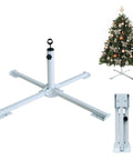 Foldable Portable Beach Umbrella Stand With Weight Bag Sturdy Rust Free Tempered Iron Go To Base Holder For Patio Garden Beach Grass Easy Fold Legs
