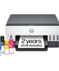 Refillable Ink Tank All-In-One Printer With Wireless, Scanner And Copier, Cartridge-Free Ink System, 2 years of ink included
